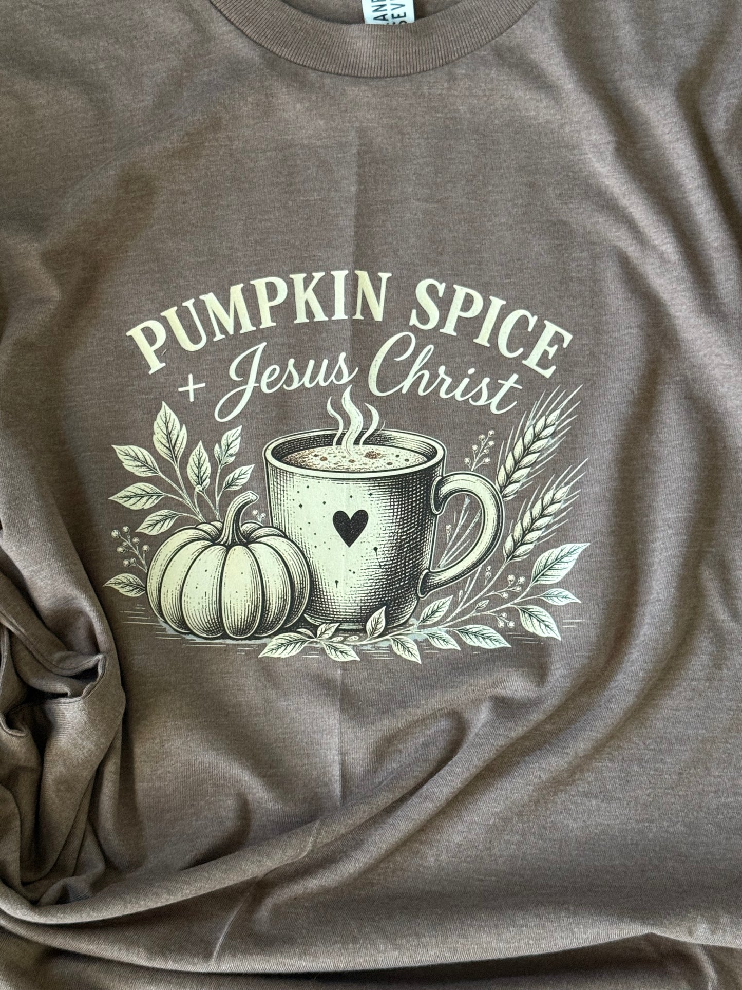 Pumpkin Spice + Jesus Christ Tee