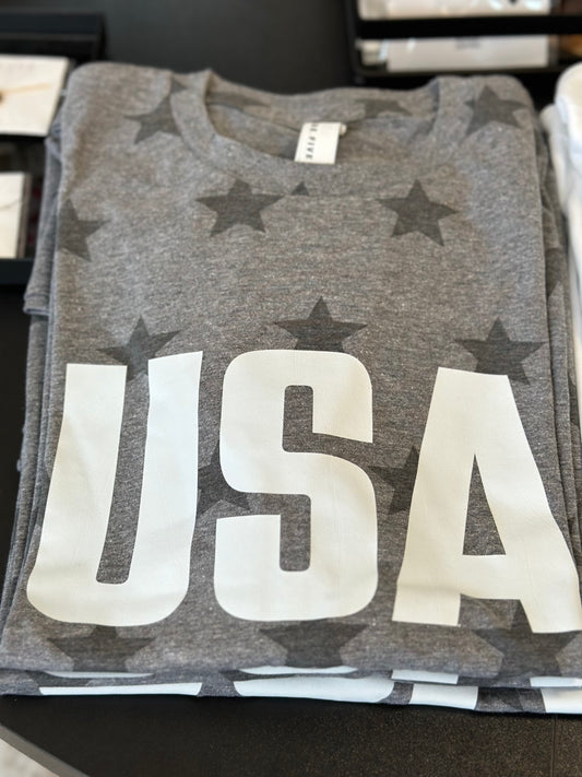 USA Star unisex tee
