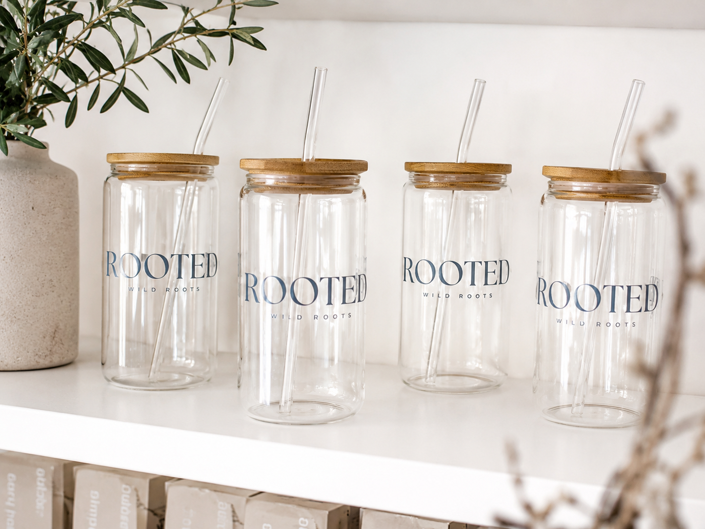 ROOTED Glass cup- Limited Event Drop