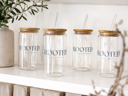 ROOTED Glass cup- Limited Event Drop