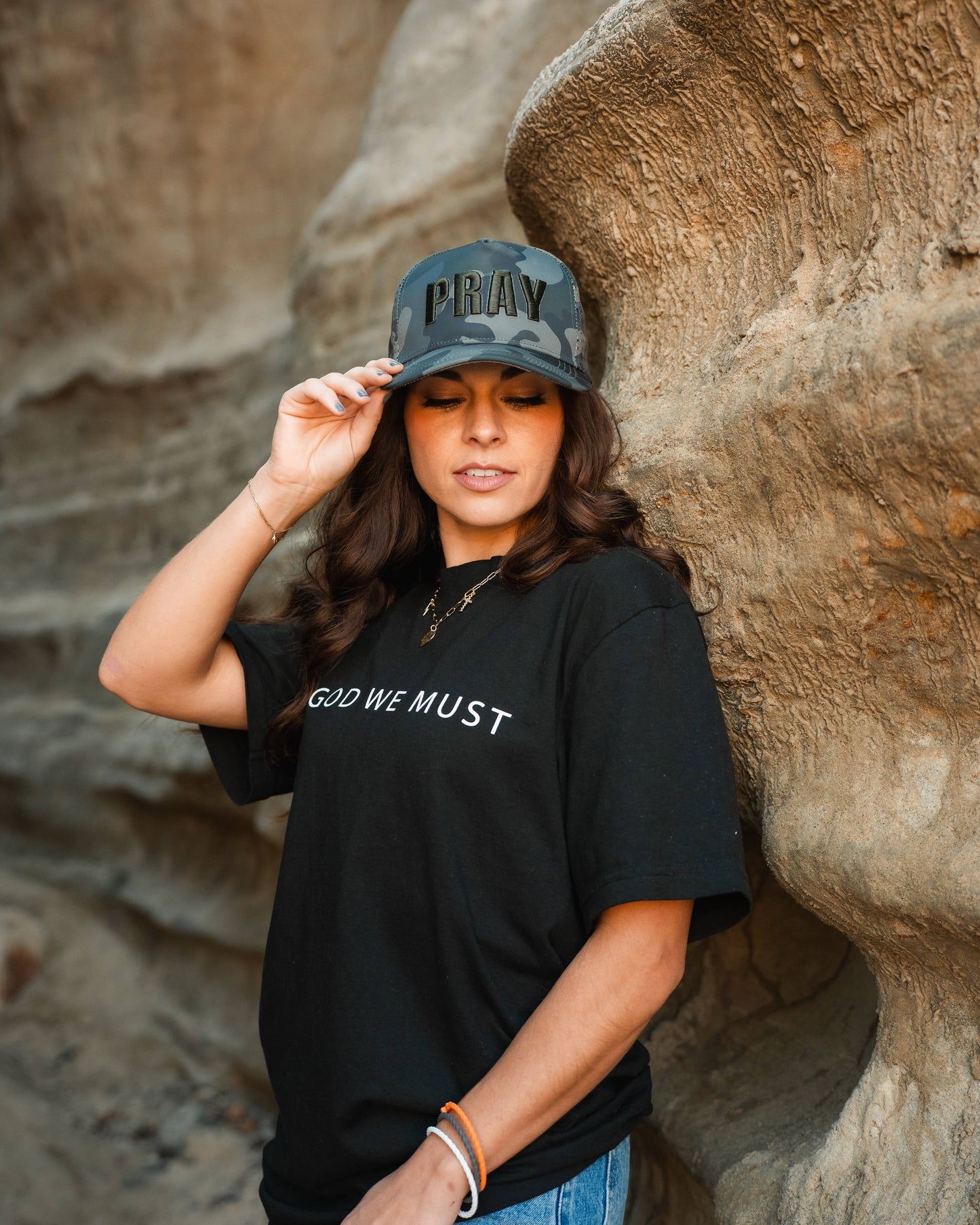 Pray- Camo Hat