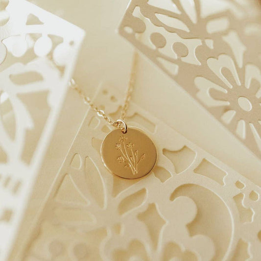 Wildflower Necklace: Silver