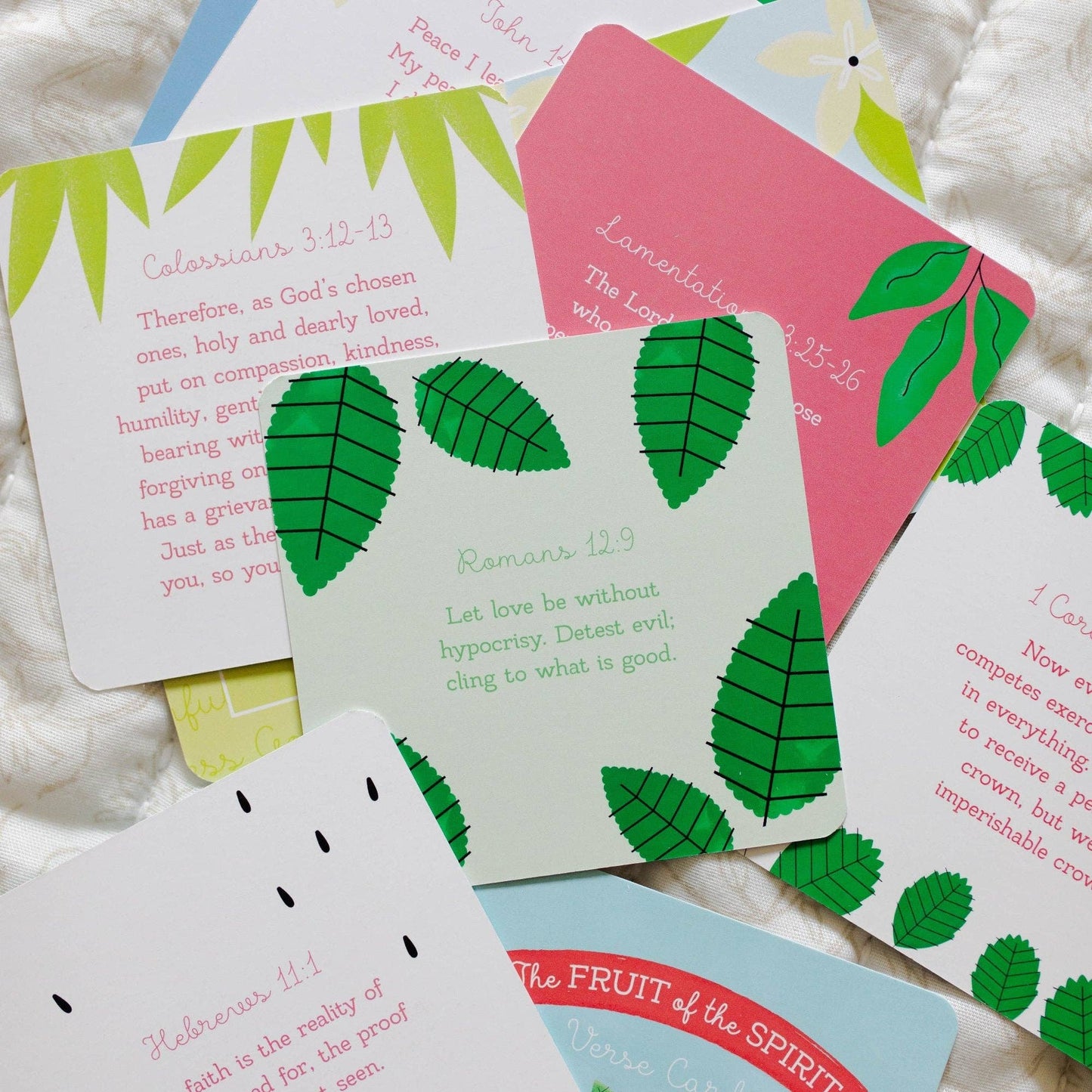 The Fruit of the Spirit Verse Card Set - Kids