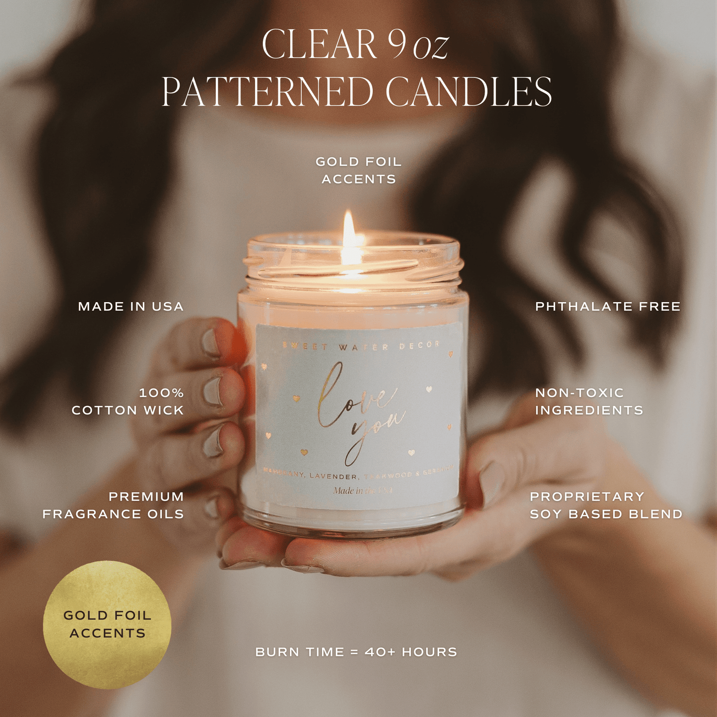 *NEW* Something Blue 9 oz Soy Candle - Engagement Gifts