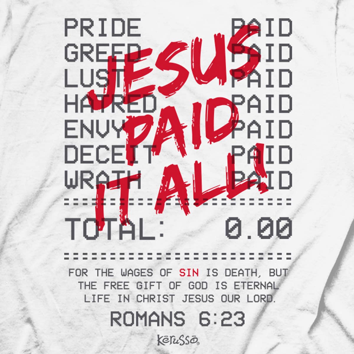 Paid Receipt Tshirt