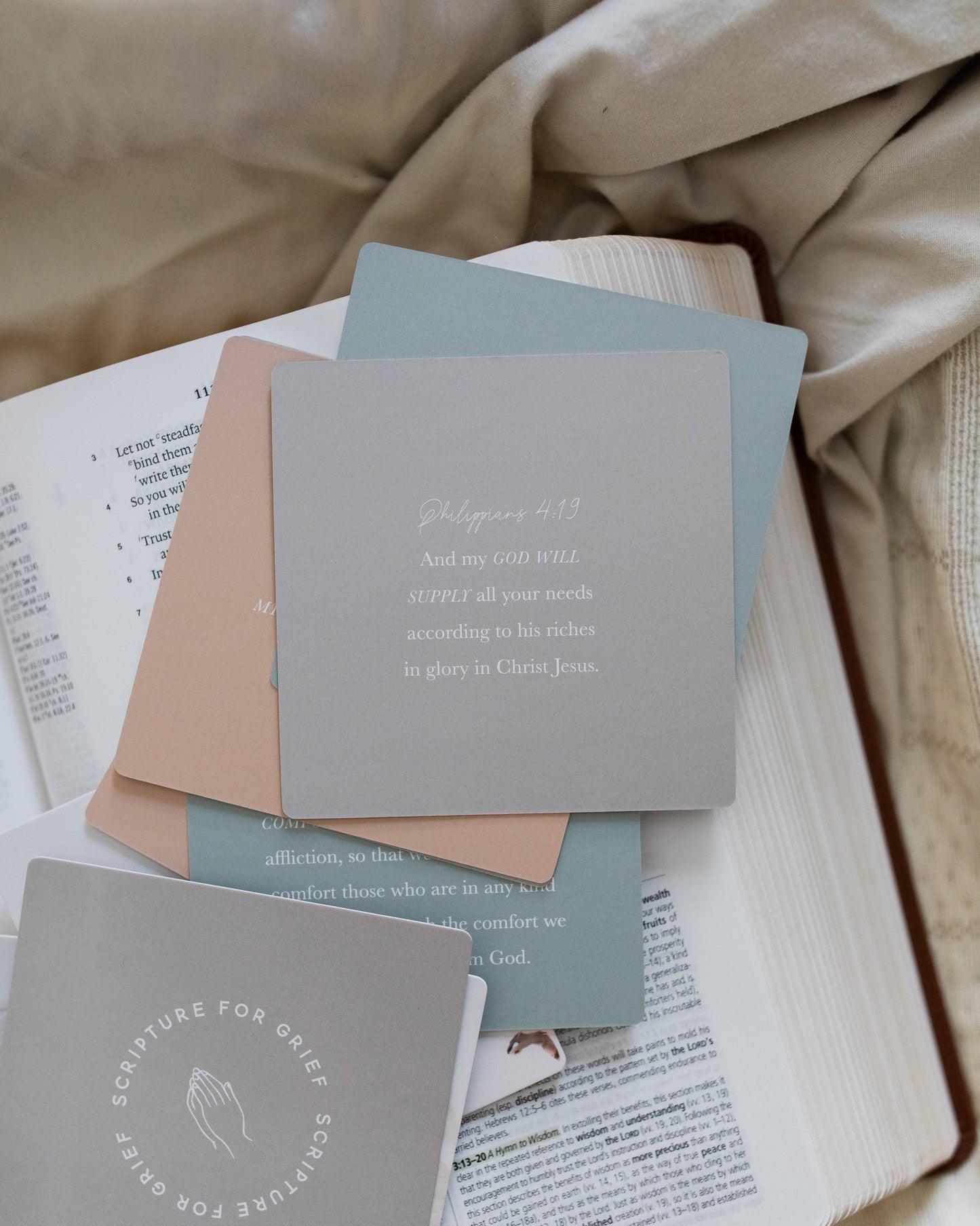 Scripture for Grief Verse Card Set