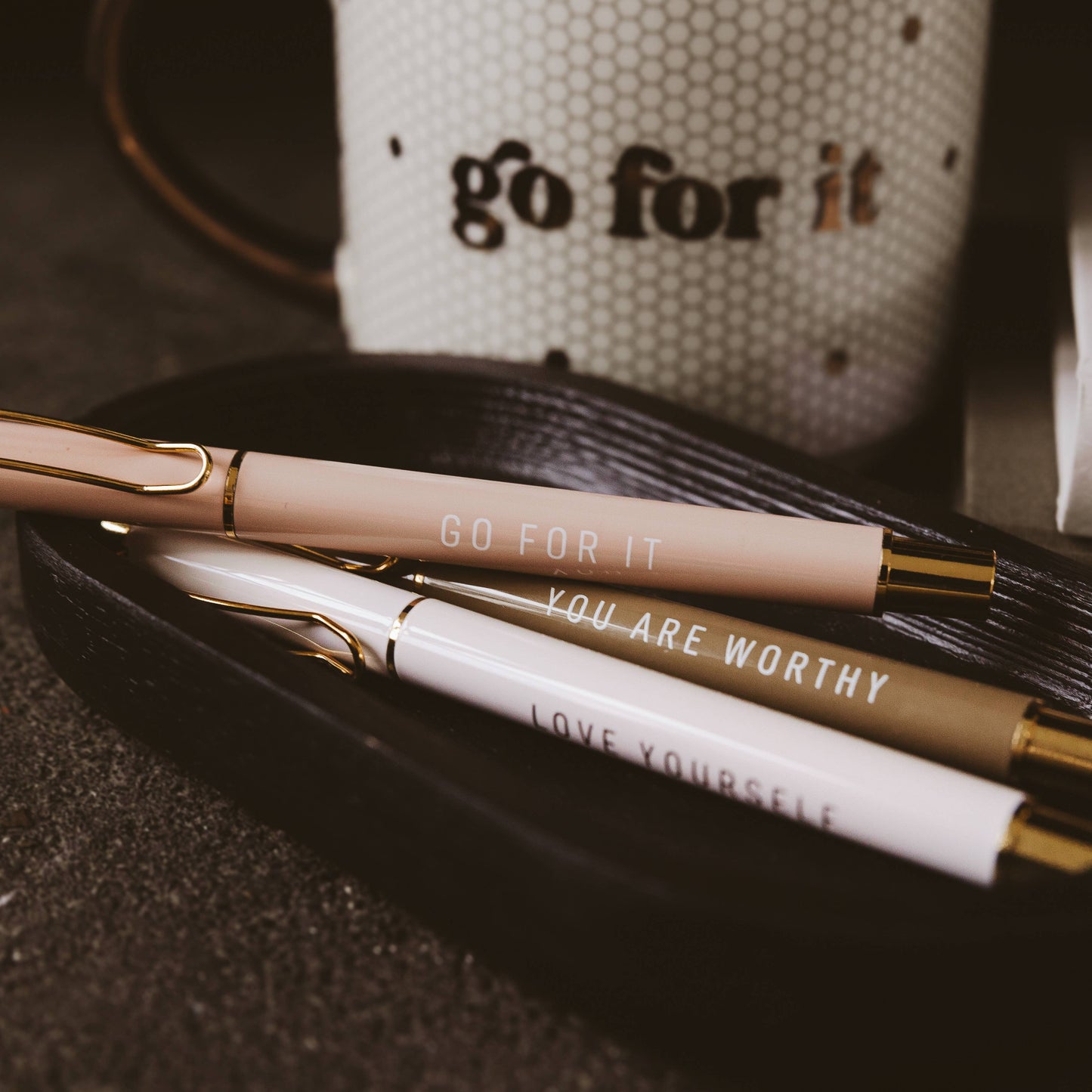 Go For It Metal Pen Set - Home Decor & Gifts