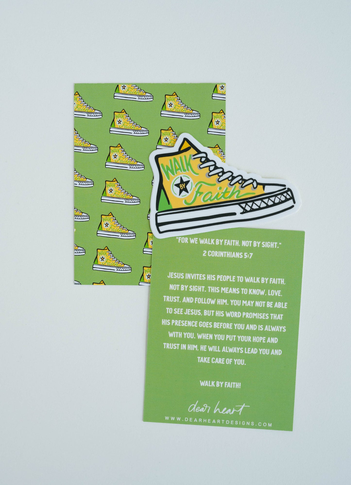 Walk By Faith Sticker I Christian Sticker I Gift