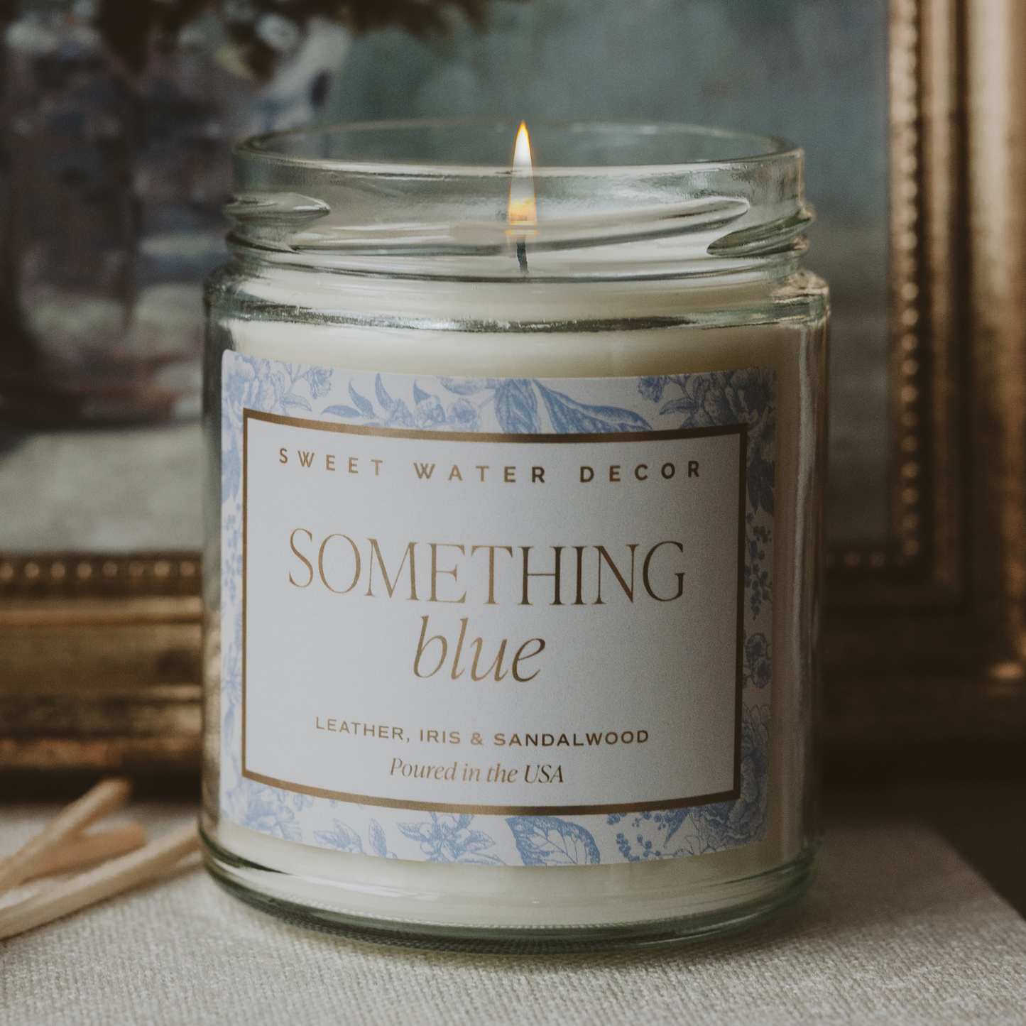 *NEW* Something Blue 9 oz Soy Candle - Engagement Gifts