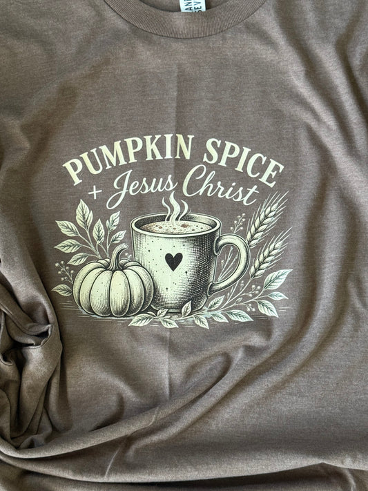 Pumpkin Spice + Jesus Christ Tee