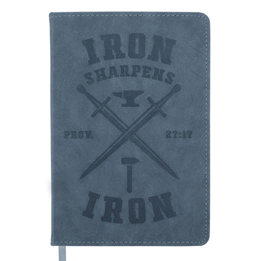 Iron Sharpens Iron Faux Leather Journal