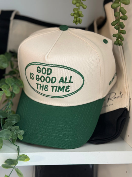 God is good all the time hat