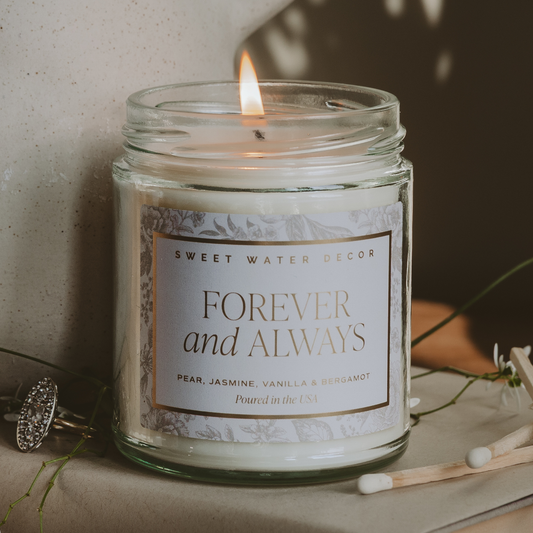 *NEW* Forever & Always 9 oz Soy Candle - Wedding Gifts