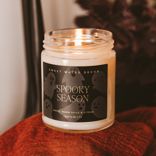 *NEW* Spooky Season 9 oz Soy Candle - Fall Home Decor, Gifts