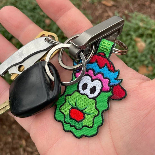 Philadelphia Cute Cartoon Embroidered Keychain