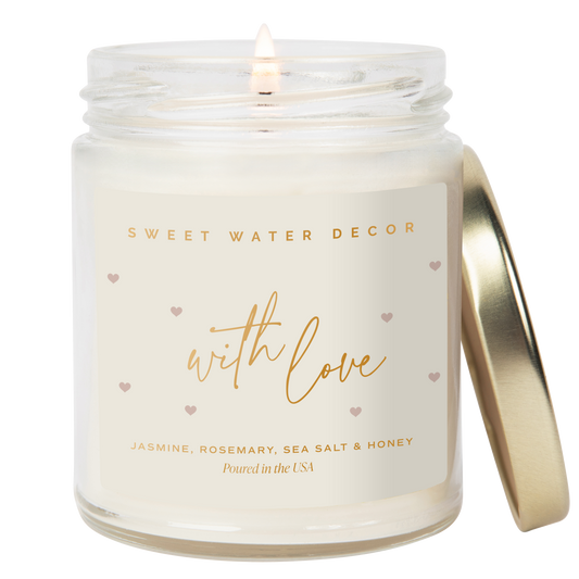 *NEW* With Love 9 oz Soy Candle - Valentine's Day Gifts