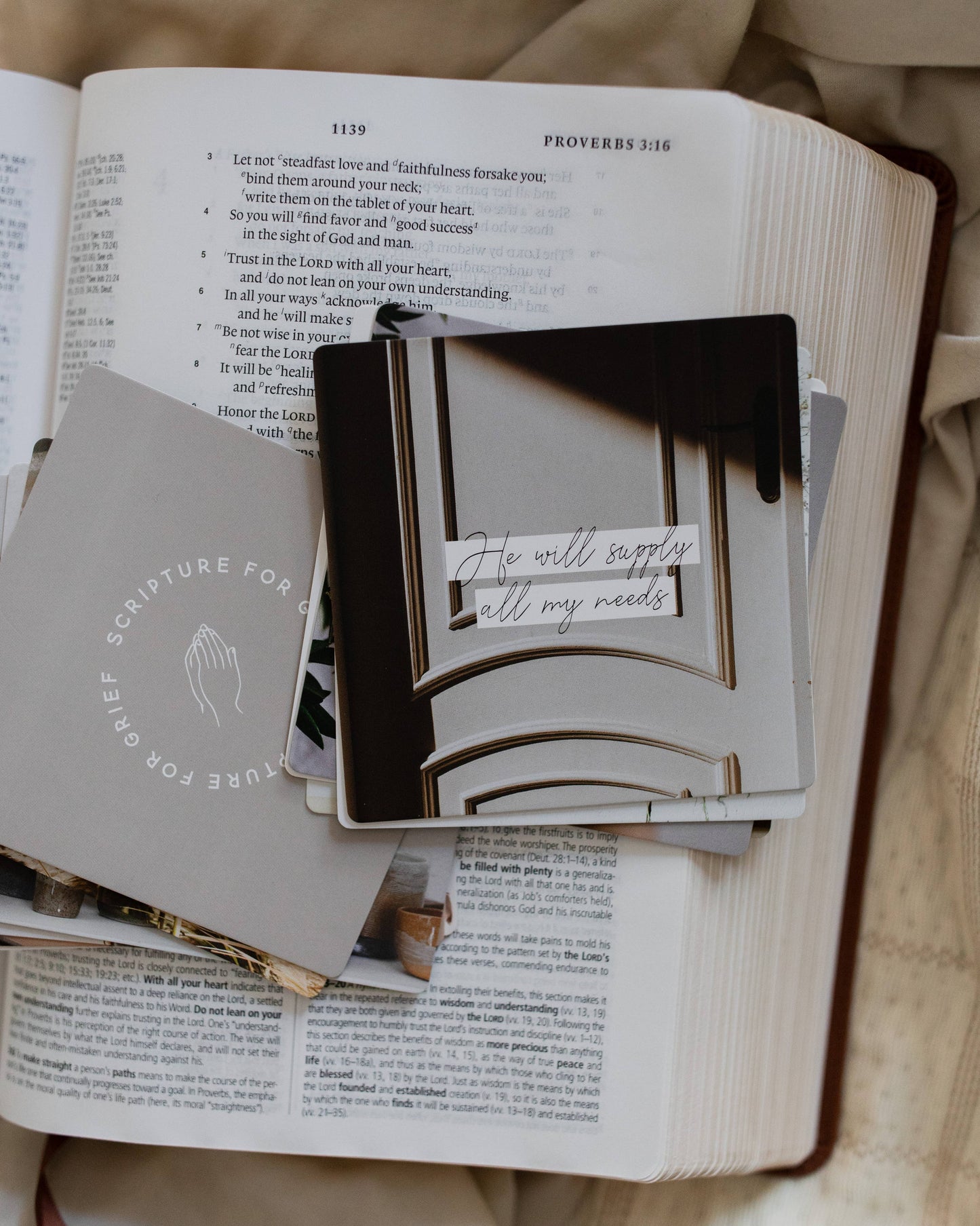 Scripture for Grief Verse Card Set