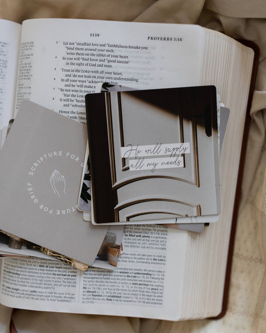 Scripture for Grief Verse Card Set