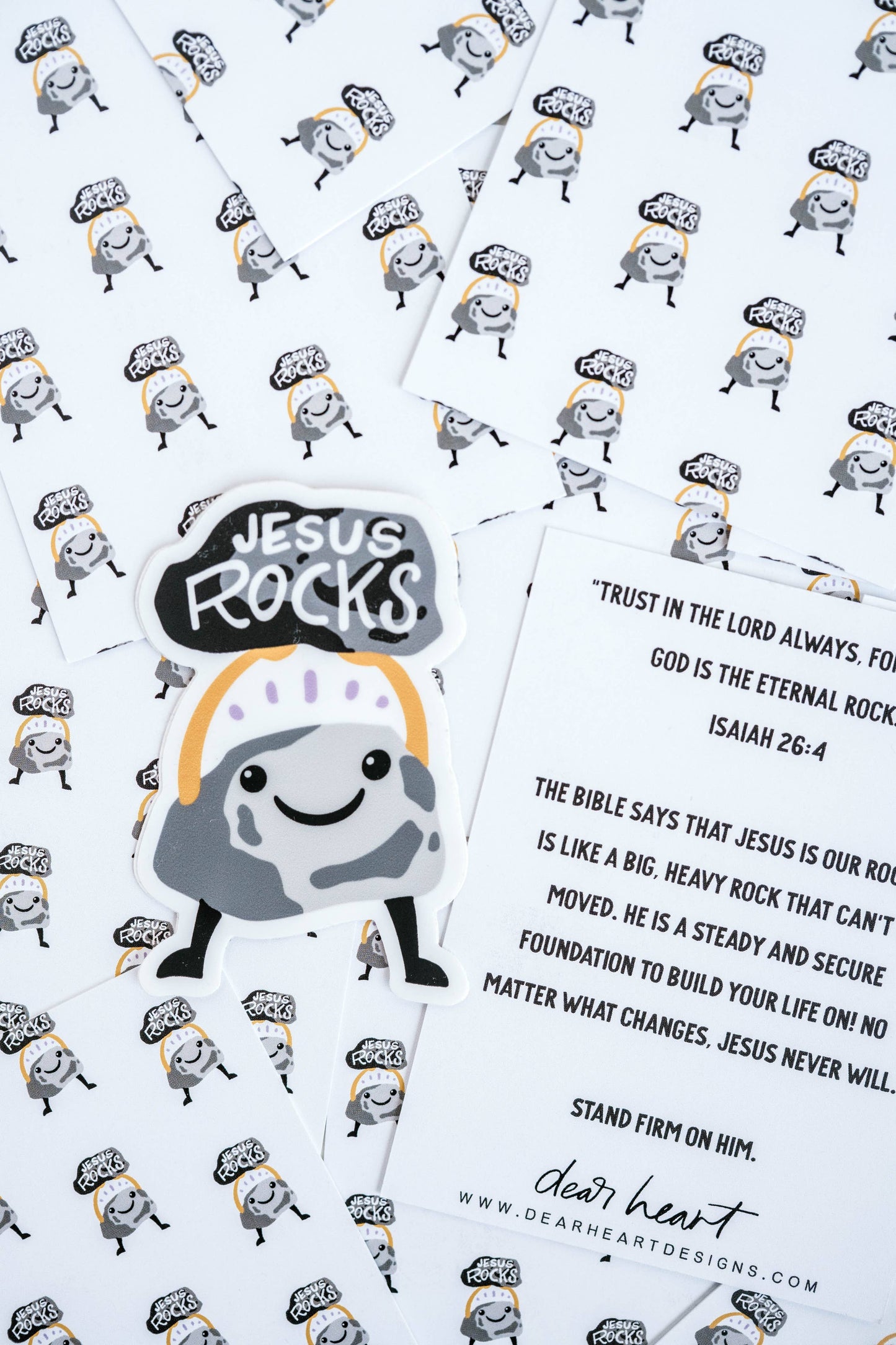 Jesus Rocks Sticker I Christian Sticker I Gift