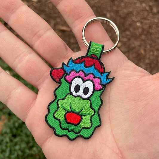 Philadelphia Cute Cartoon Embroidered Keychain