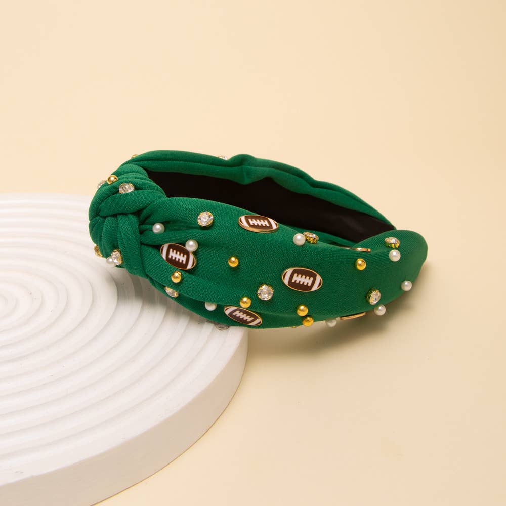 Game Day Football Jeweled Headband