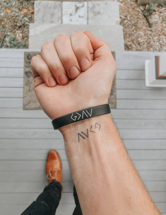 Highs and Lows Wristband: Black